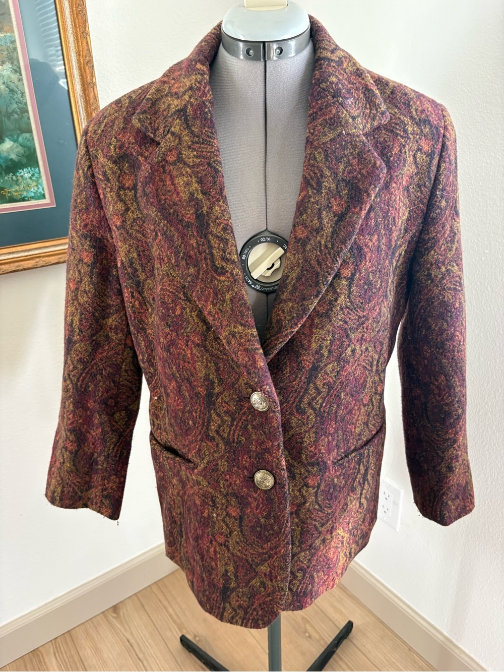 Multicolor Textured Blazer